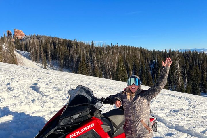 polaris snowmobile sled ski