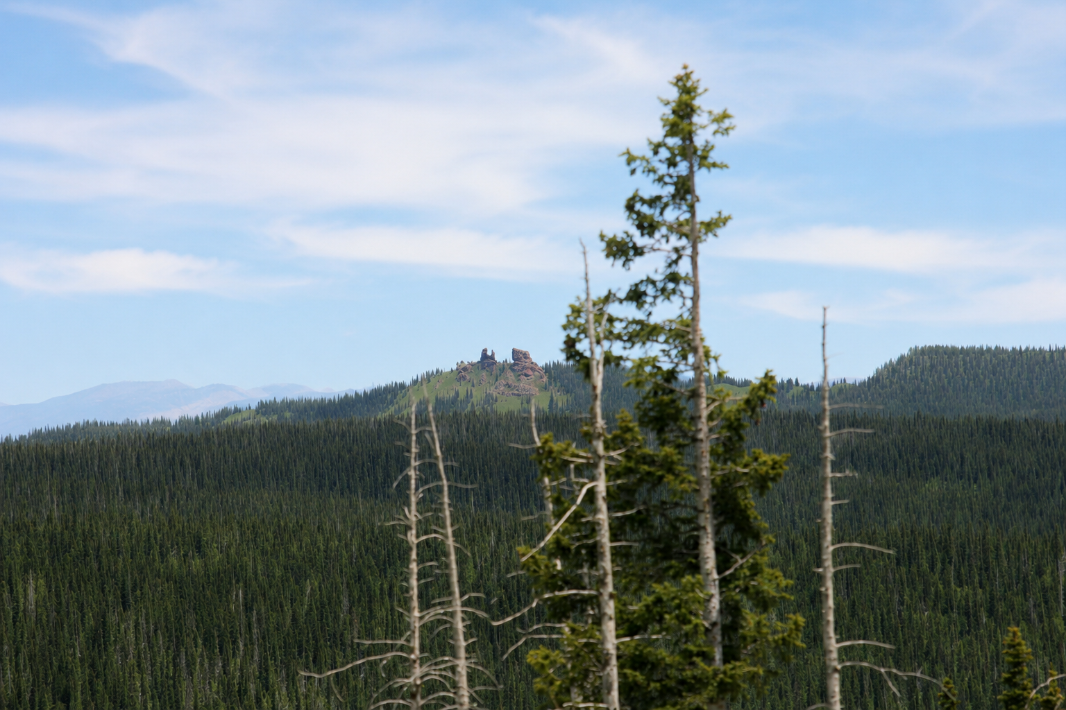 Rabbit Ears Pass in summer