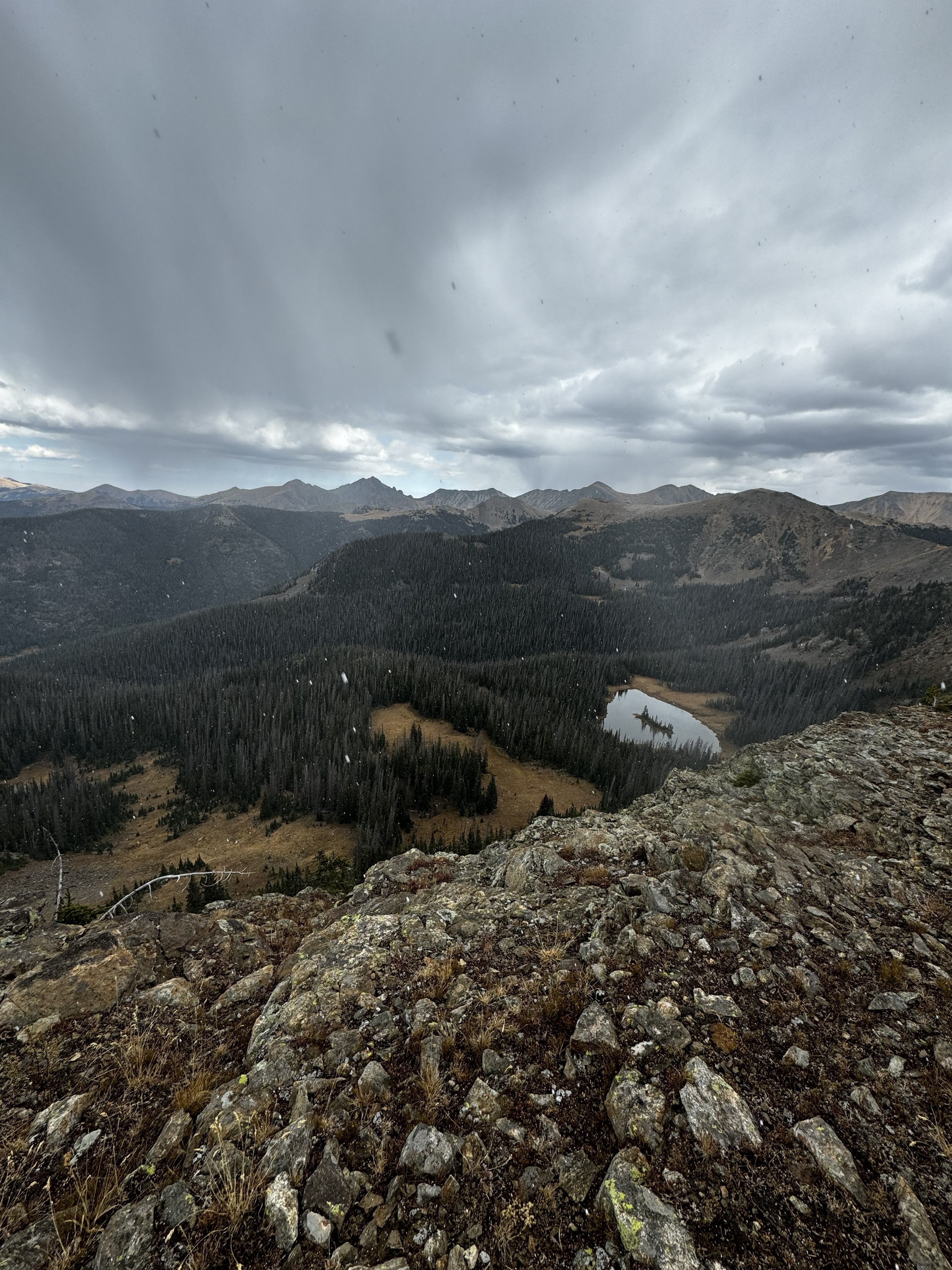 Changing mountain weather is part of most rides