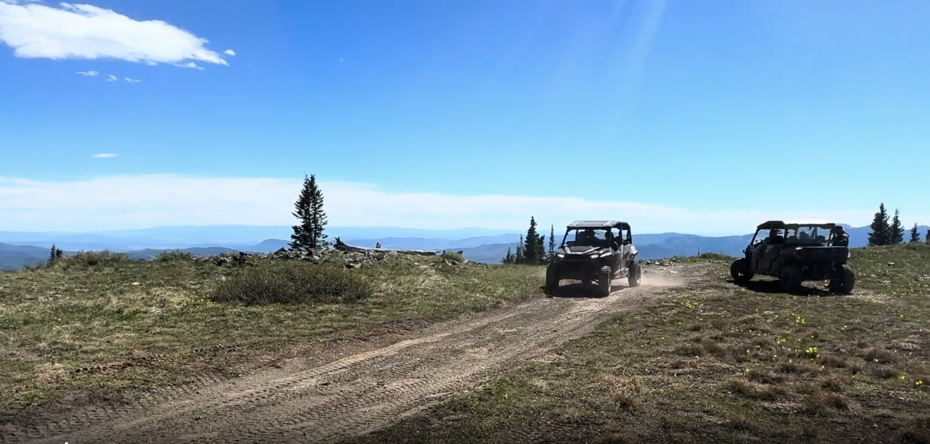 Polaris General XP 1000 rental for Farwell Mountain North Routt ride
